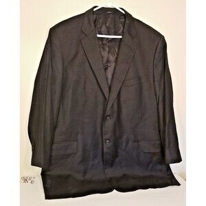 John W. Nordstrom Flextech Wool Charcoal Gray Suit Jacket 48R